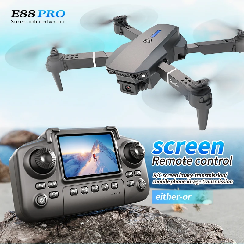 Drone Battery Case - プロフェッショナル E88 プロドローン スクリーン付き 8K HD