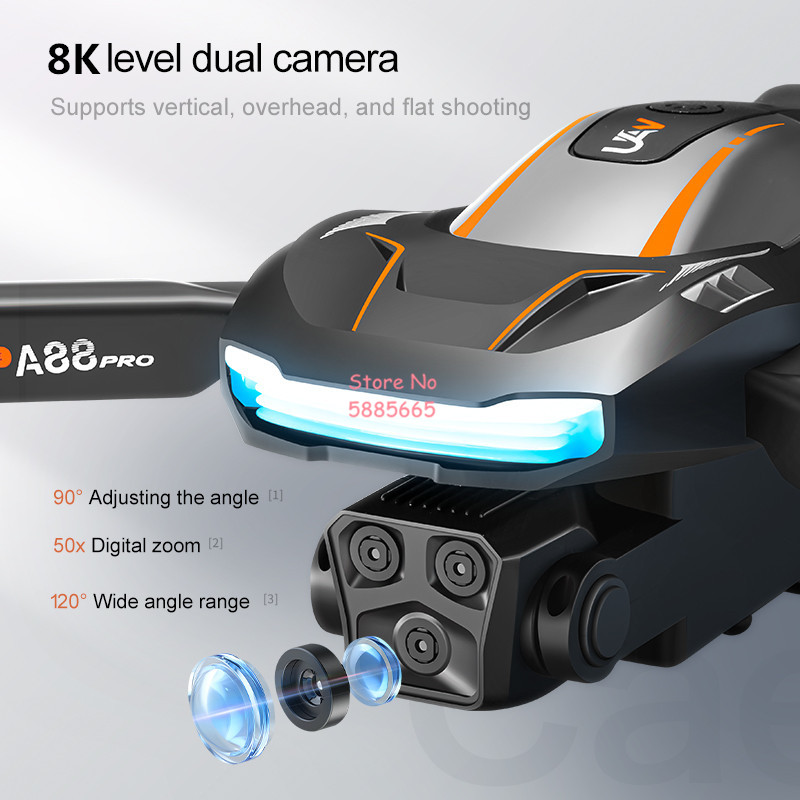 8K航空写真撮影 オプティカルフローポジショニング FPV  - Drone Battery Case のレビューと価格