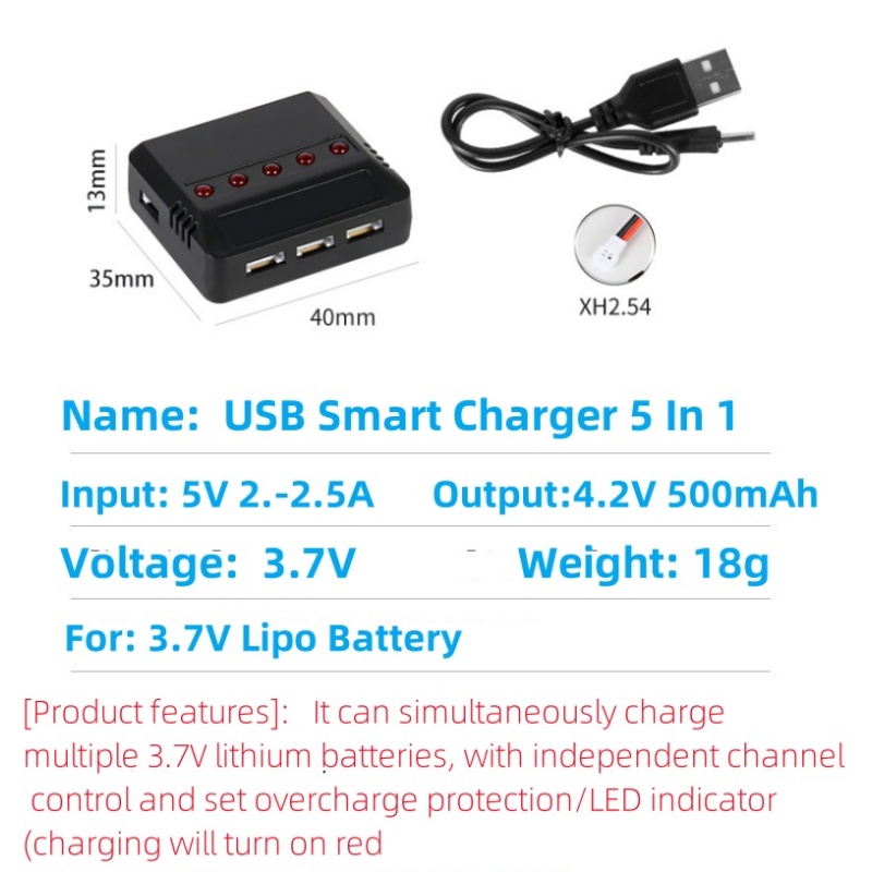 Syma X5HW X5HC X5C X5SW 3.7V 5 - Drone Battery Charger のレビューと価格
