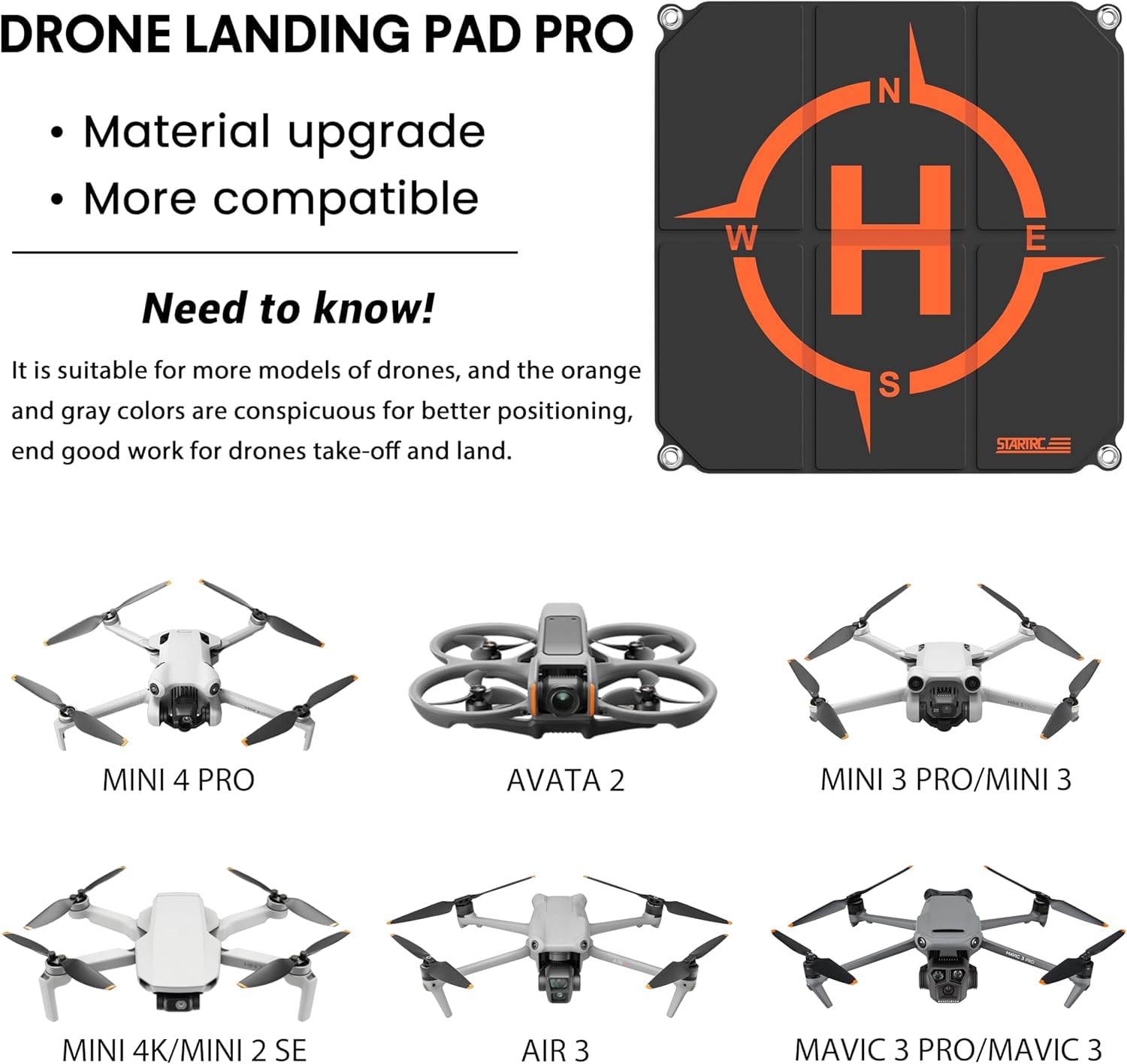 STARTRC ドローン着陸パッド、DJI Neo 2/Mi - Dji Drone Mini 3 のレビューと価格