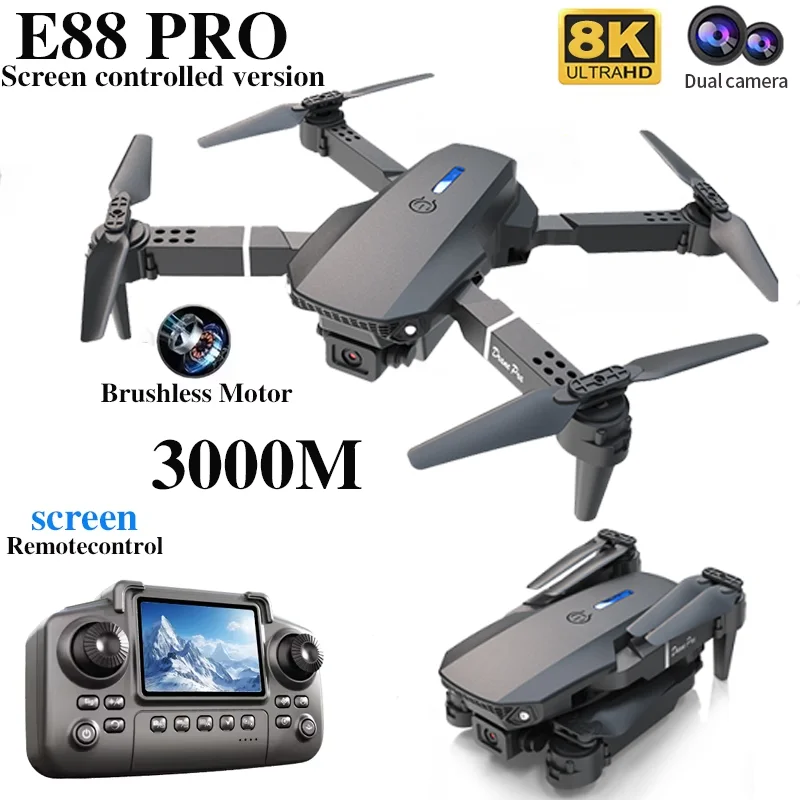 プロフェッショナル E88 プロドローン スクリーン付き 8 - Drone Battery Case のレビューと価格