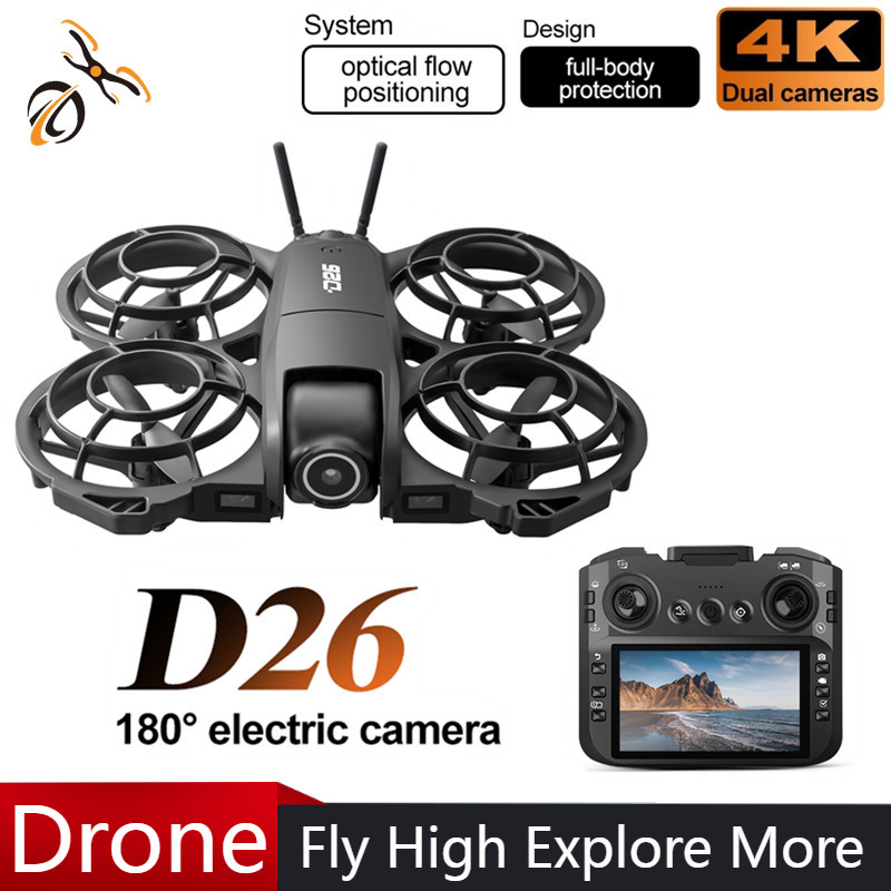 D26 ドローン 4K 空撮HD 180 °   カメラ付き - Drone Battery Case のレビューと価格