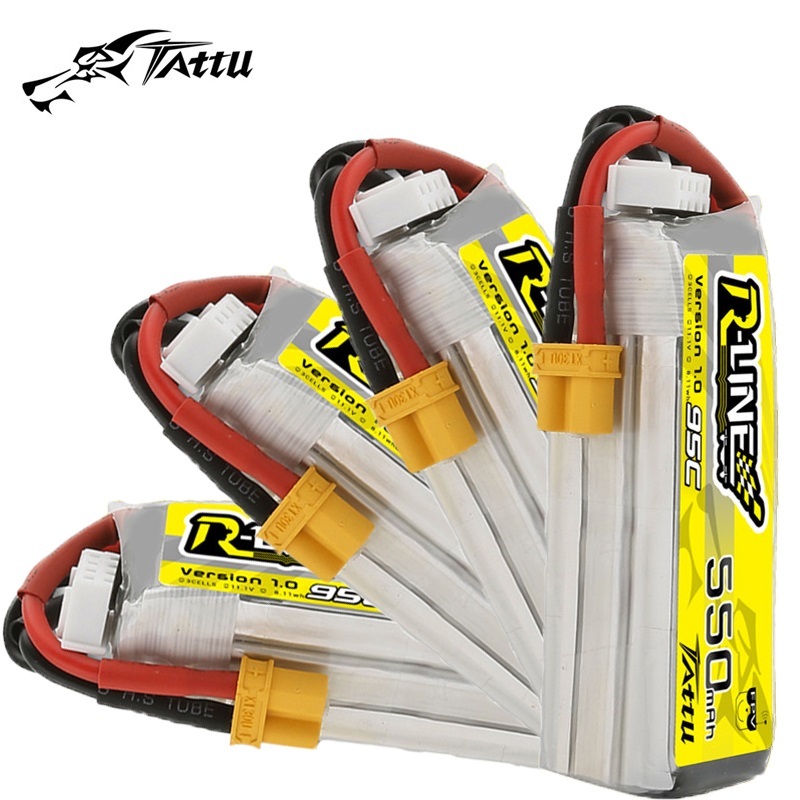 アップグレード TATTU R-LINE 1.0 550mA - Drone Battery Li-Ion のレビューと価格