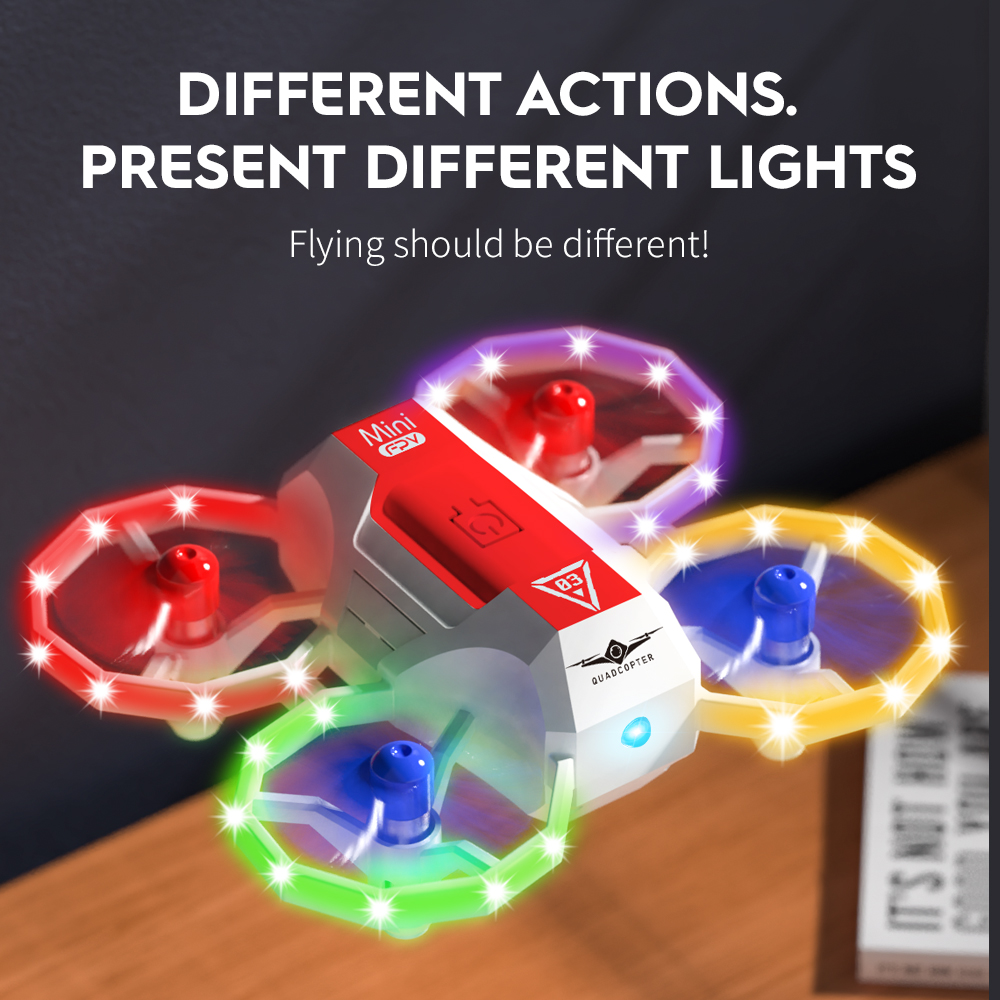 子供向けの音楽と光を備えたKf601ミニドローン,初心者向け - Drone Battery Case のレビューと価格