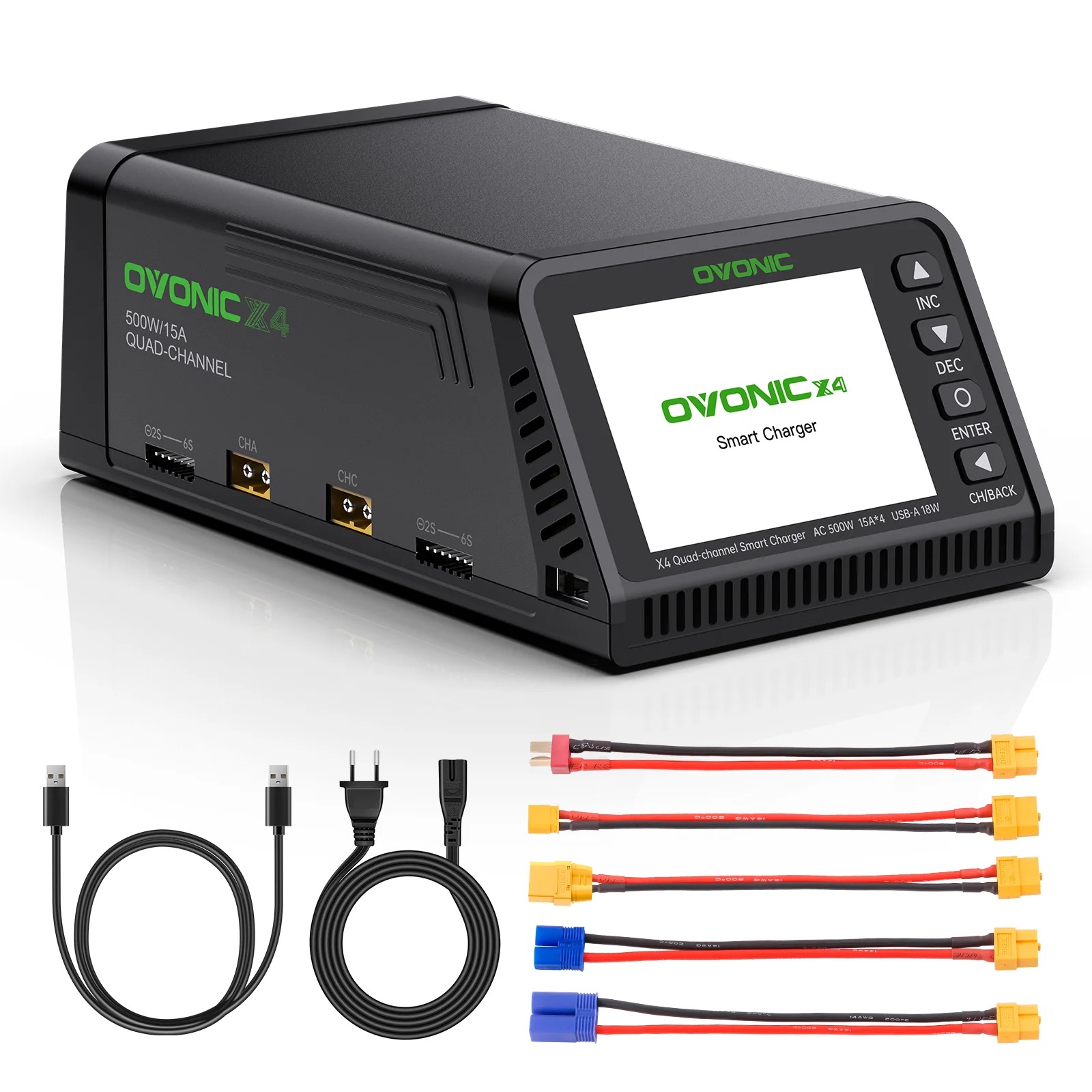 Ovonic X4 AC500W 4チャンネルスマートLiP - Drone Battery Smart のレビューと価格